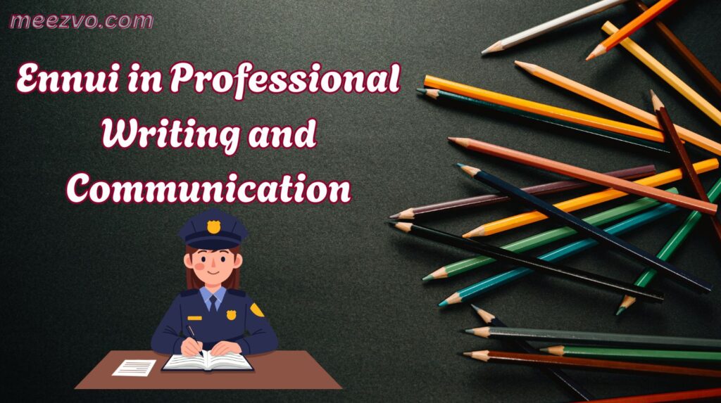 Ennui in Professional Writing and Communication