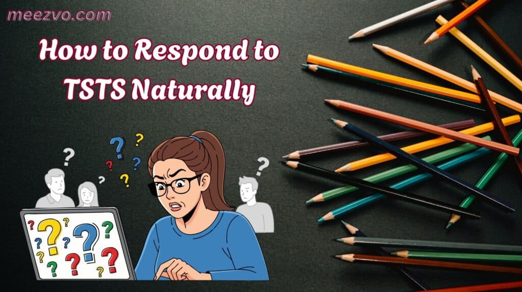 How to Respond to TSTS Naturally