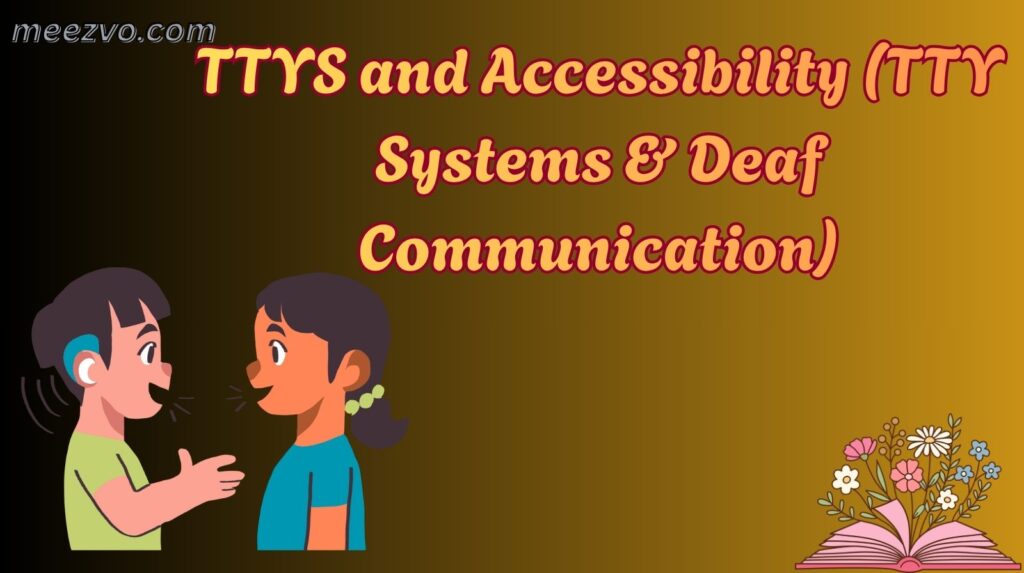 TTYS and Accessibility (TTY Systems & Deaf Communication)