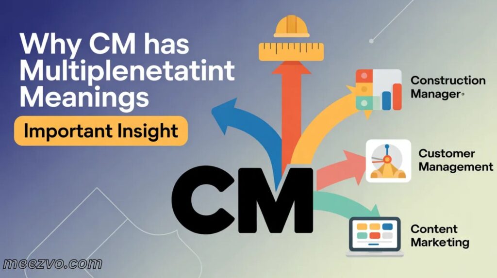 Why CM Has Multiple Meanings (Important Insight)