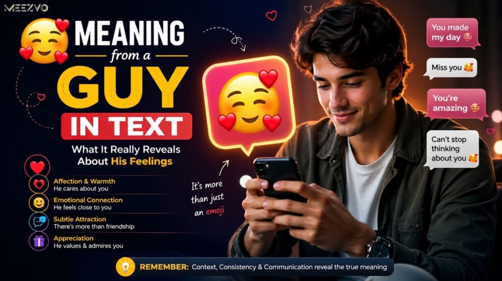🥰 Meaning from A Guy In Text What It Really Reveals About His Feelings