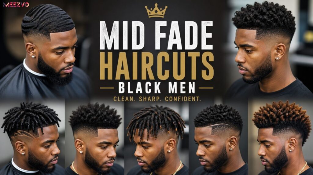 15 Stylish Mid Fade Haircuts Black Men Are Choosing Today