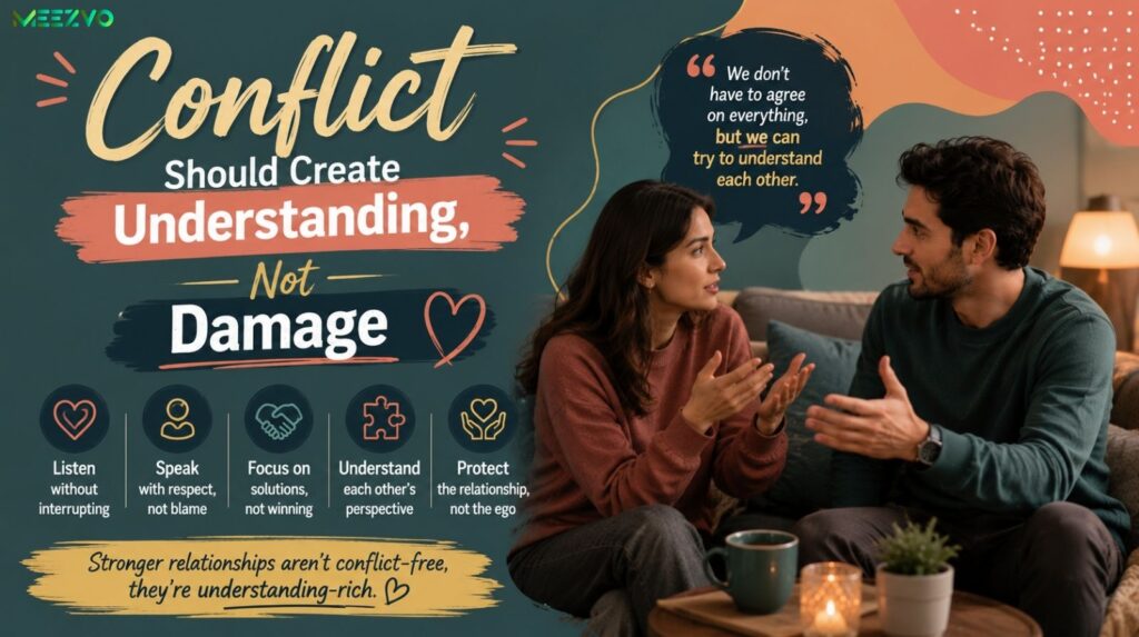 Conflict Should Create Understanding, Not Damage