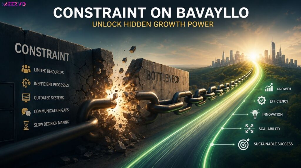 Constraint on Bavayllo: Unlock Hidden Growth Power By Removing The Real Bottlenecks Holding You Back