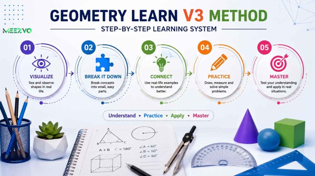 Geometry Learn V3 Method: Step-by-Step Learning System