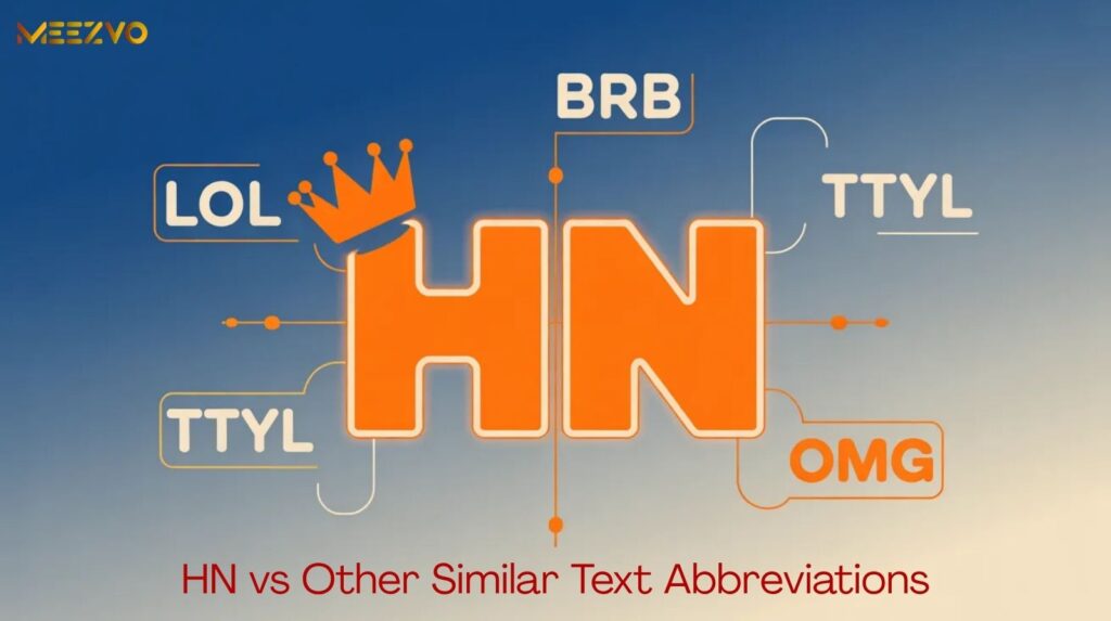 HN vs Other Similar Text Abbreviations