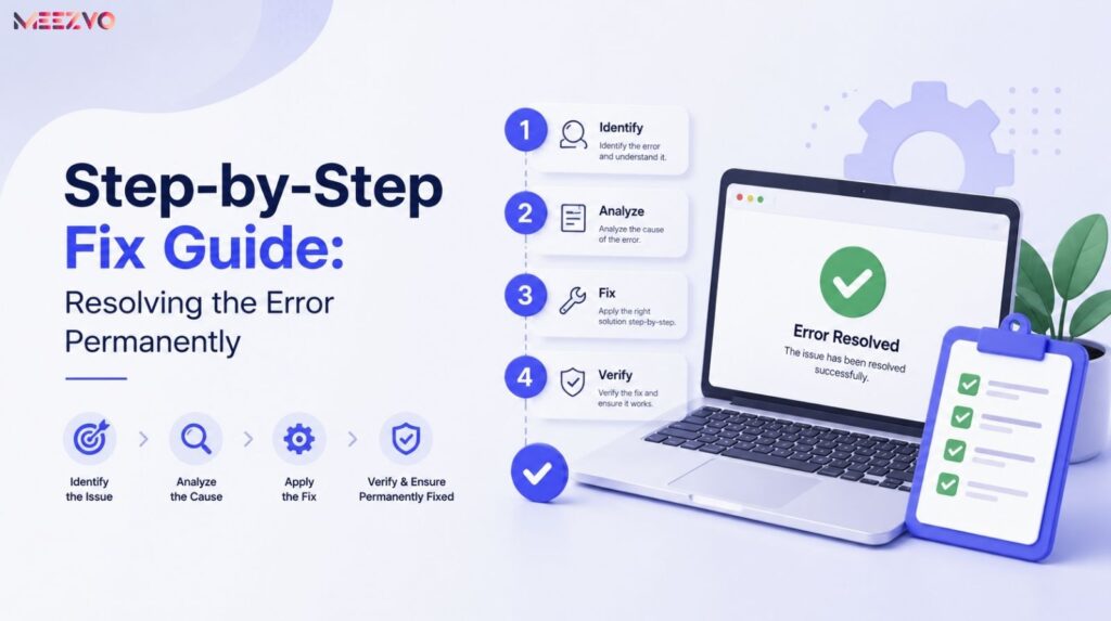 Step-by-Step Fix Guide: Resolving the Error Permanently