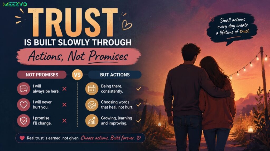 Trust Is Built Slowly Through Actions, Not Promises