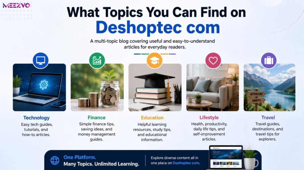 What Topics You Can Find on Deshoptec com