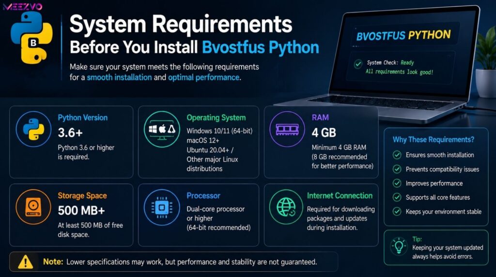 🧪 System Requirements Before You Install